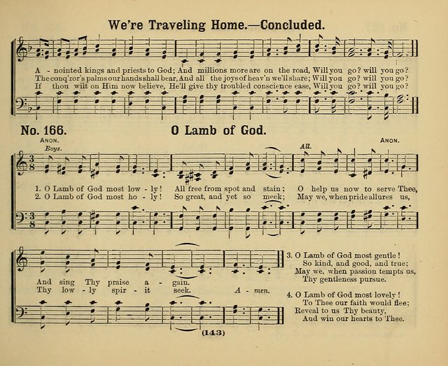 Hymns of Praise with Tunes: selected for use in Sunday school, prayer meeting, and home circle page 143