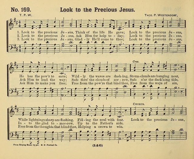Hymns of Praise with Tunes: selected for use in Sunday school, prayer meeting, and home circle page 146
