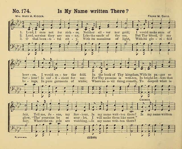 Hymns of Praise with Tunes: selected for use in Sunday school, prayer meeting, and home circle page 150