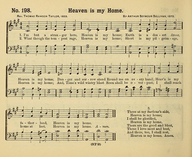 Hymns of Praise with Tunes: selected for use in Sunday school, prayer meeting, and home circle page 172