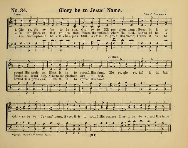 Hymns of Praise with Tunes: selected for use in Sunday school, prayer meeting, and home circle page 31