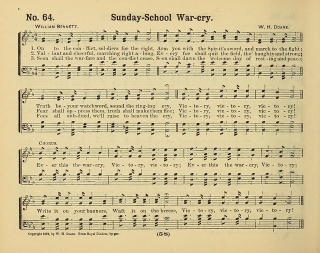 Hymns of Praise with Tunes: selected for use in Sunday school, prayer meeting, and home circle page 58