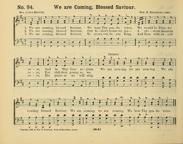 Hymns of Praise with Tunes: selected for use in Sunday school, prayer meeting, and home circle page 84