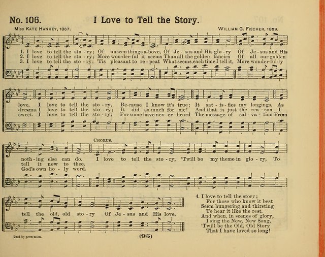 Hymns of Praise with Tunes: selected for use in Sunday school, prayer meeting, and home circle page 95