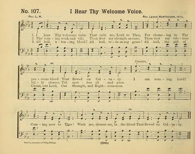 Hymns of Praise with Tunes: selected for use in Sunday school, prayer meeting, and home circle page 96