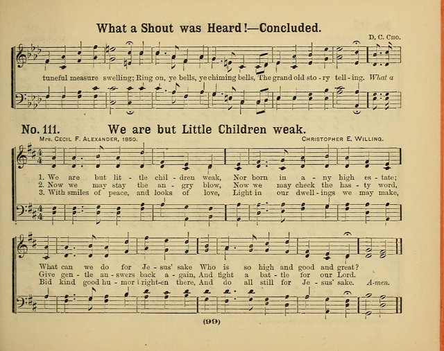 Hymns of Praise with Tunes: selected for use in Sunday school, prayer meeting, and home circle page 99