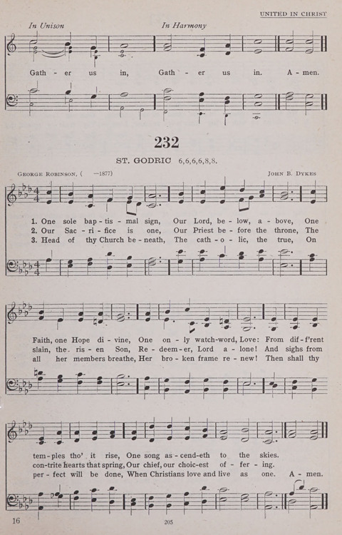 Hymns of the United Church page 205
