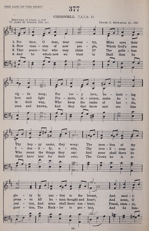 Hymns of the United Church page 330