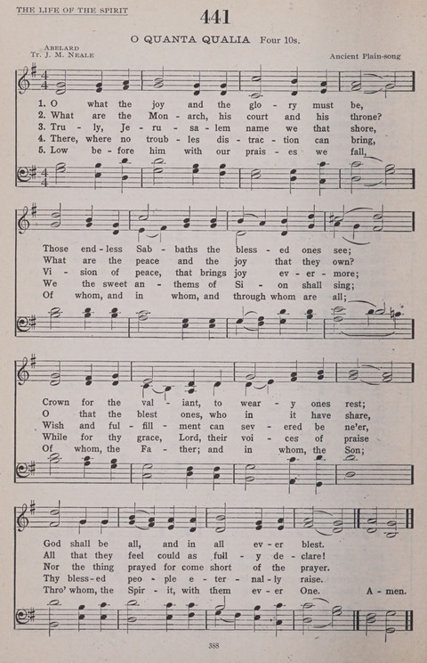 Hymns of the United Church page 388