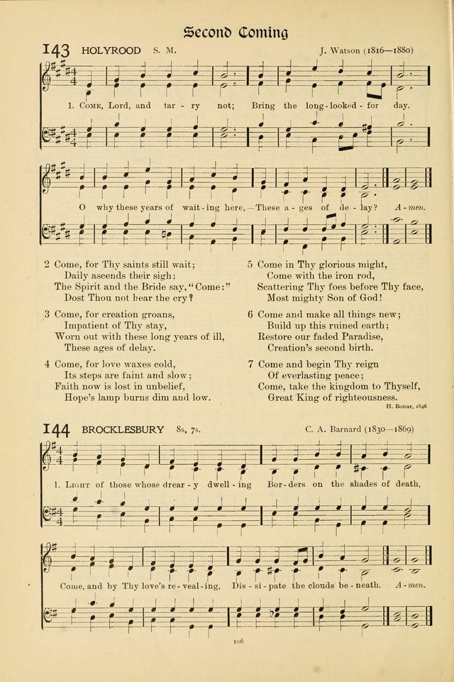 Hymns of Worship and Service page 106