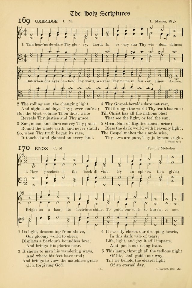 Hymns of Worship and Service page 124