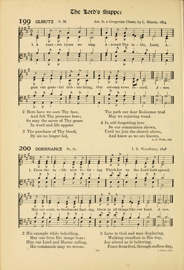Hymns of Worship and Service page 144