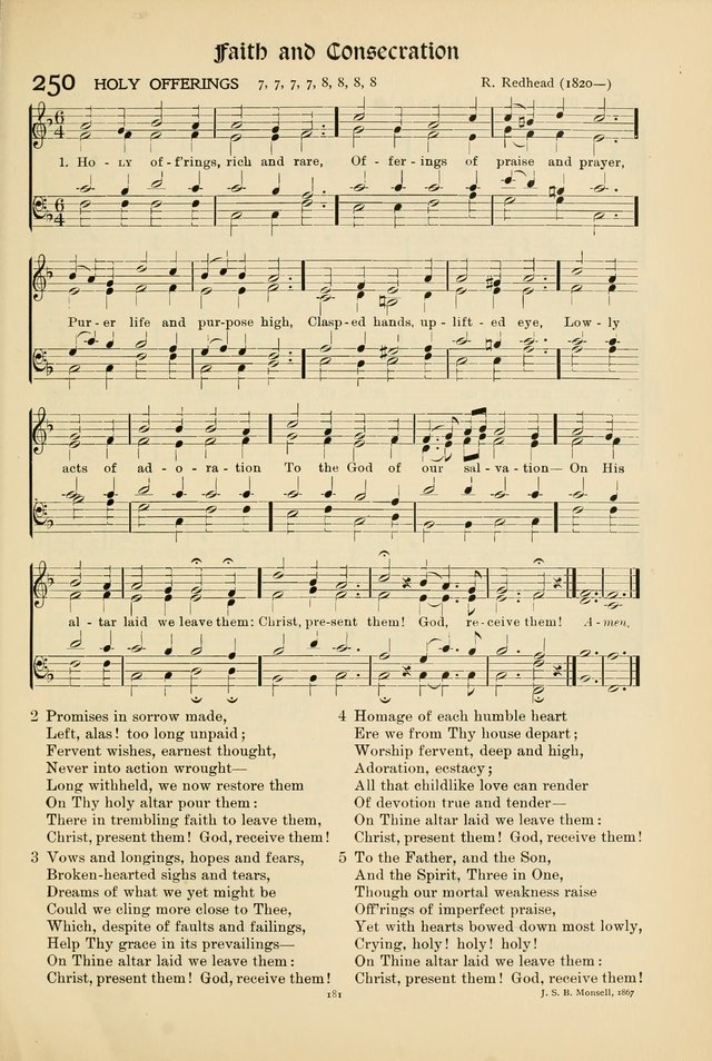 Hymns of Worship and Service page 181