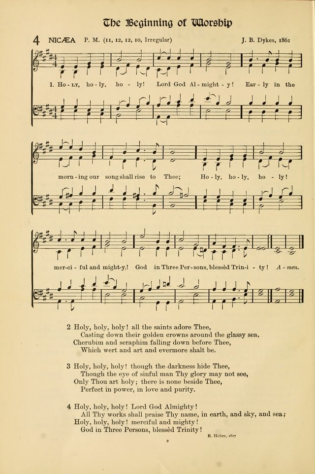 Hymns of Worship and Service page 2