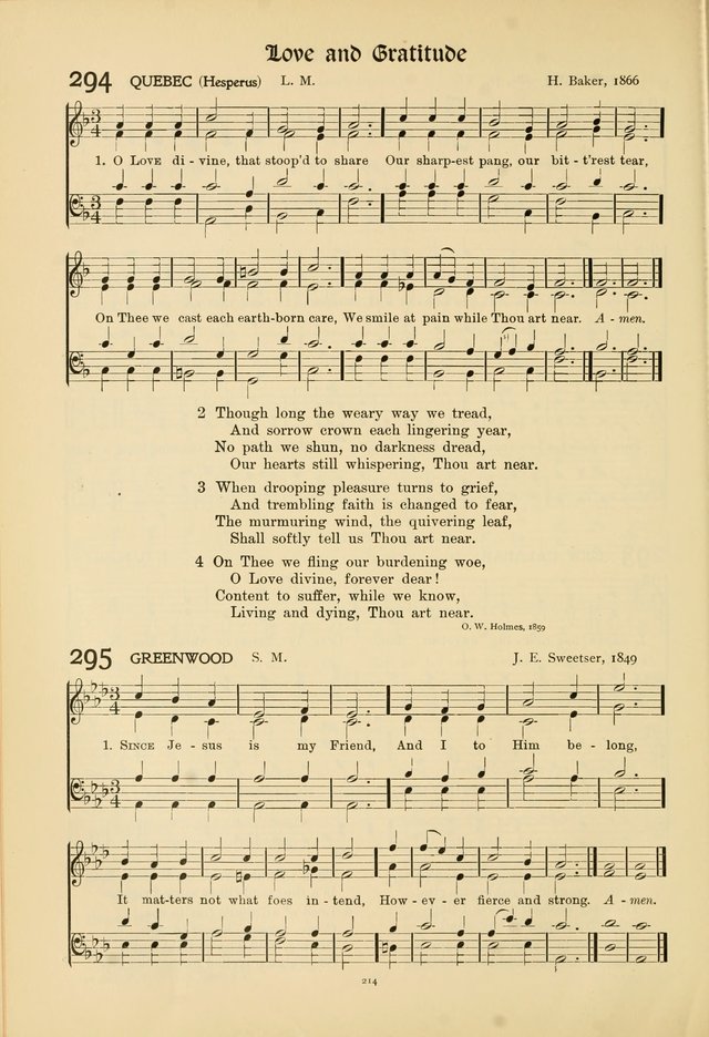 Hymns of Worship and Service page 214