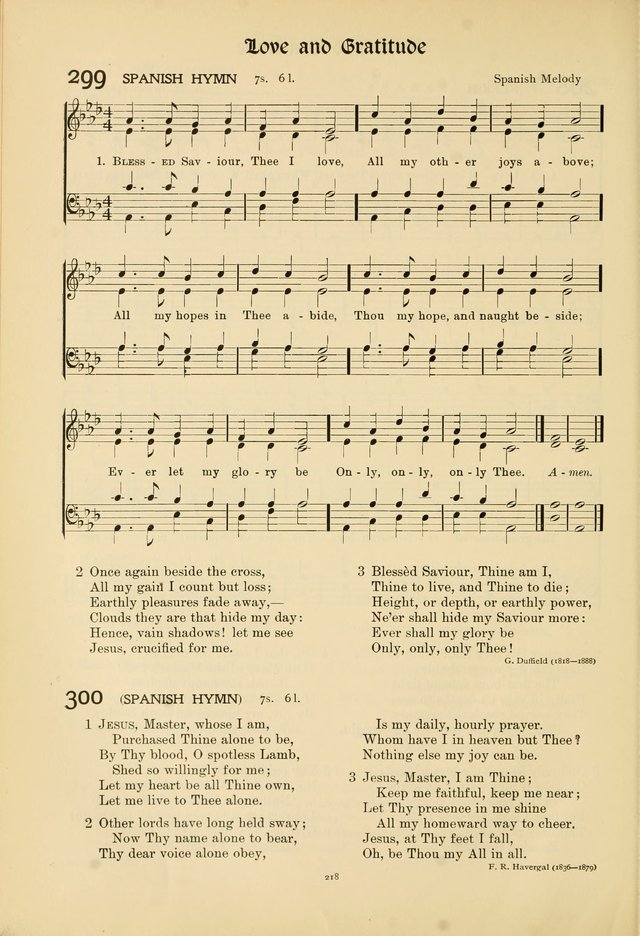 Hymns of Worship and Service page 218