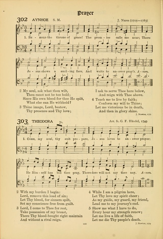Hymns of Worship and Service page 220