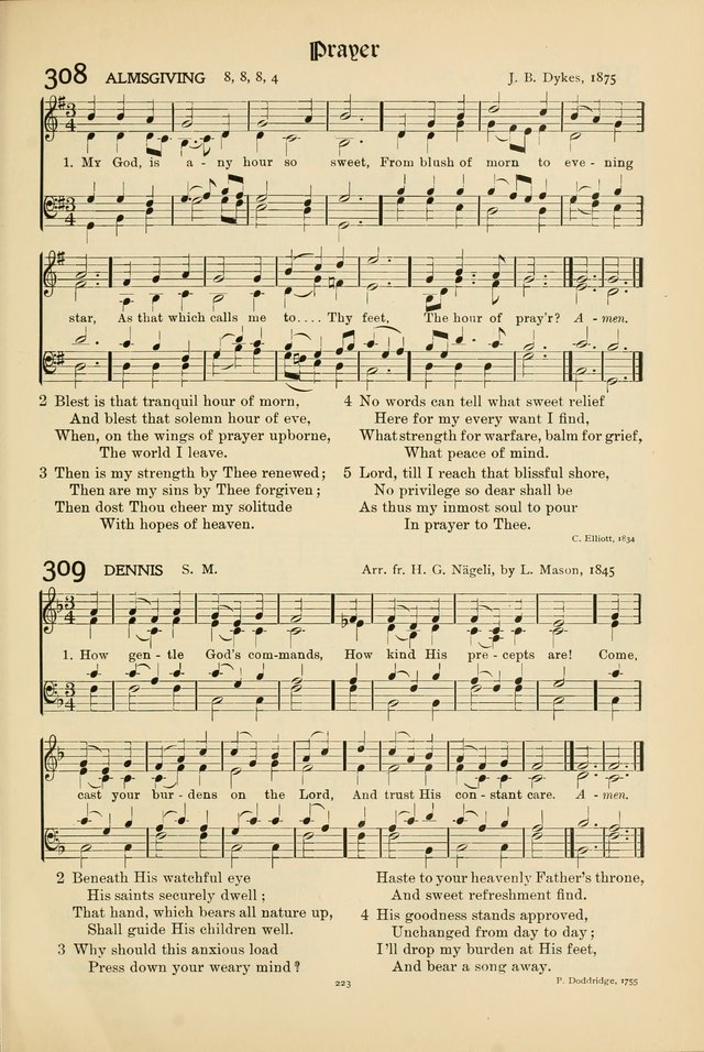 Hymns of Worship and Service page 223