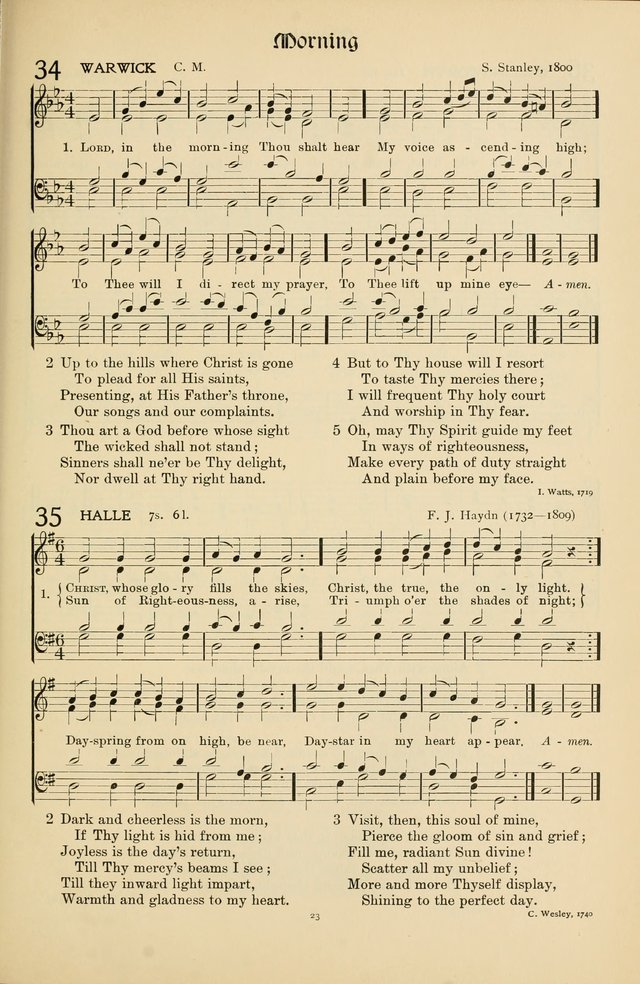 Hymns of Worship and Service page 23