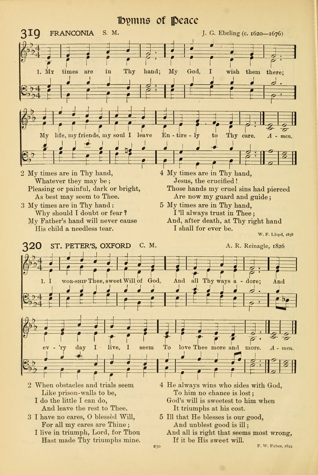 Hymns of Worship and Service page 230