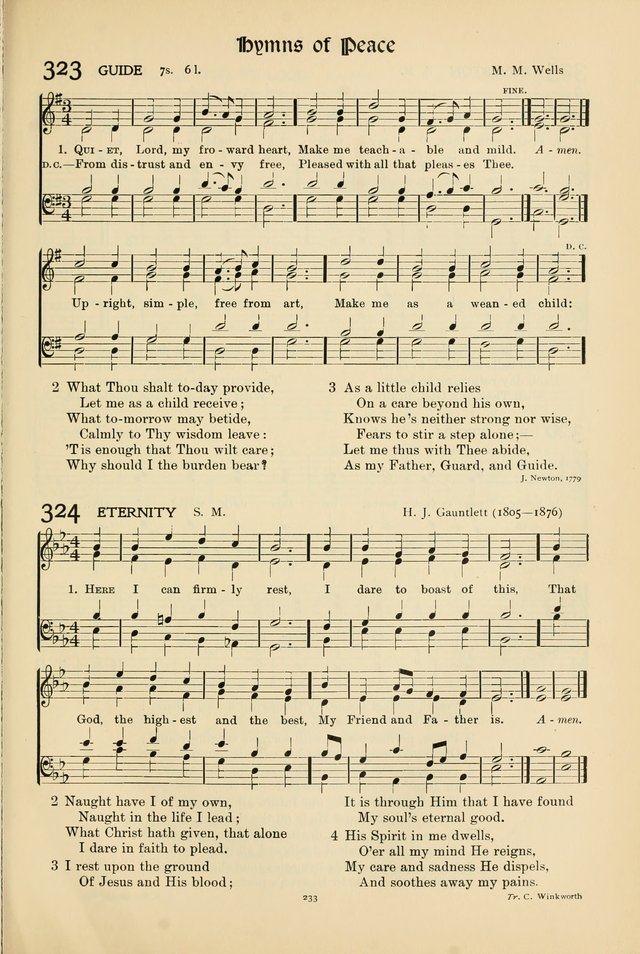 Hymns of Worship and Service page 233