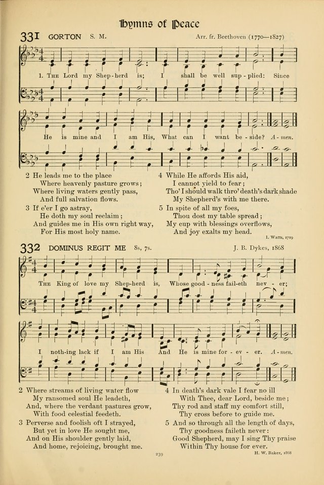 Hymns of Worship and Service page 239