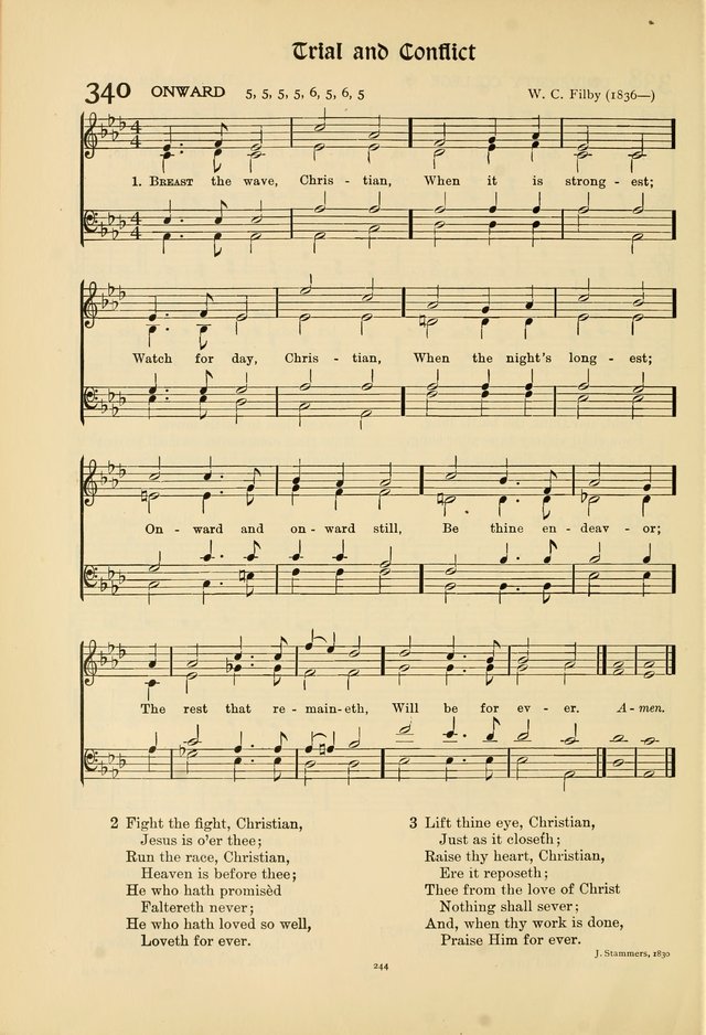 Hymns of Worship and Service page 244