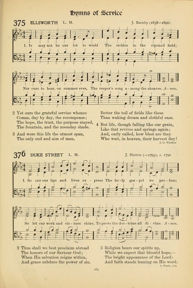 Hymns of Worship and Service page 269