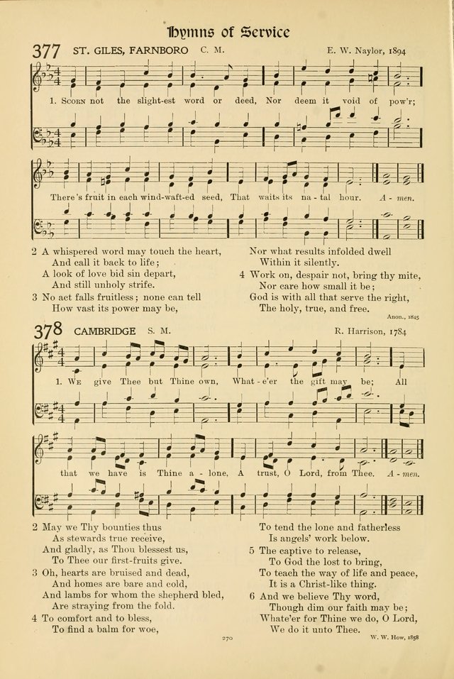 Hymns of Worship and Service page 270