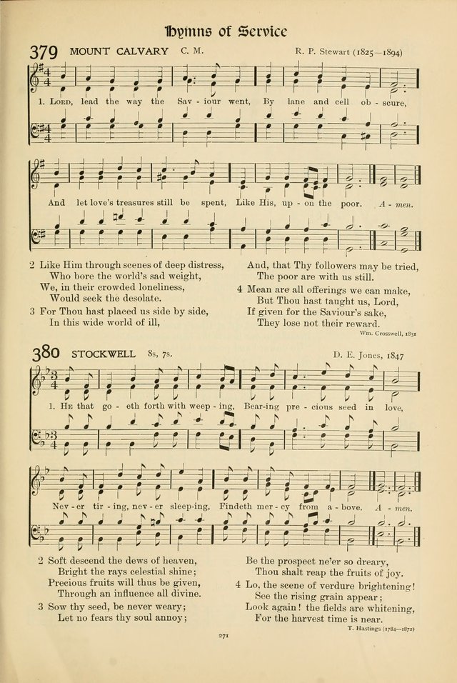Hymns of Worship and Service page 271