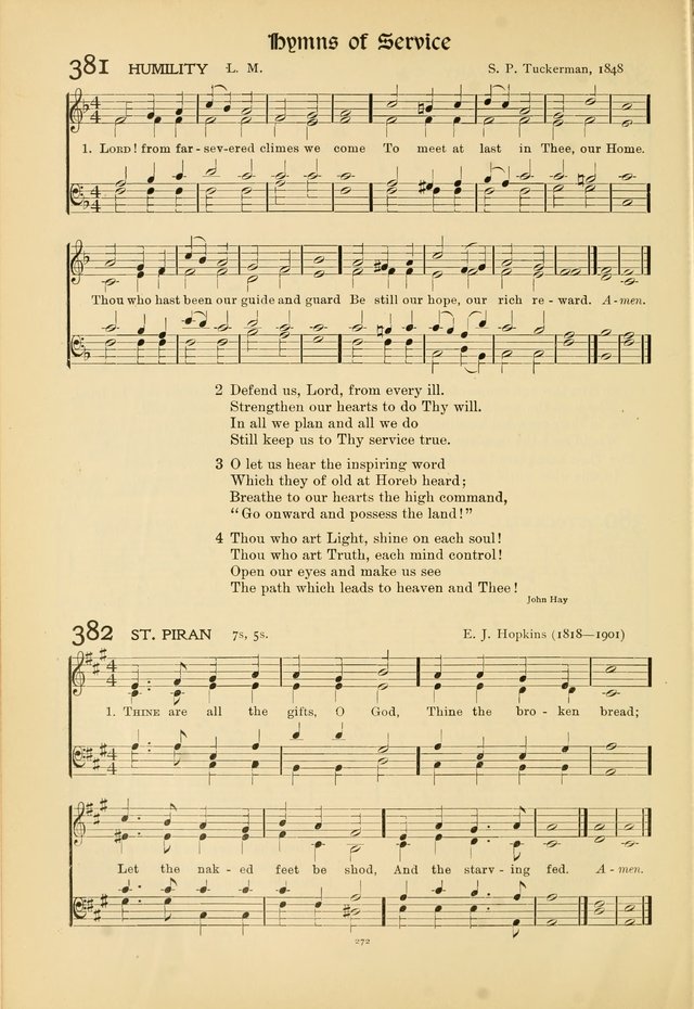 Hymns of Worship and Service page 272