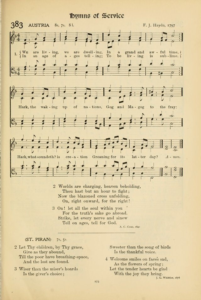 Hymns of Worship and Service page 273