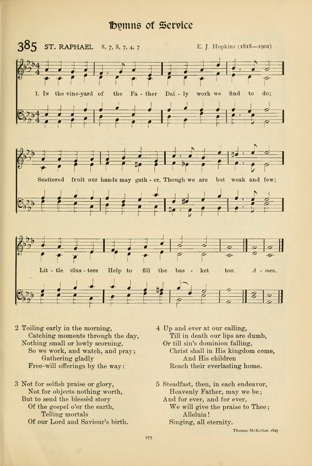 Hymns of Worship and Service page 275