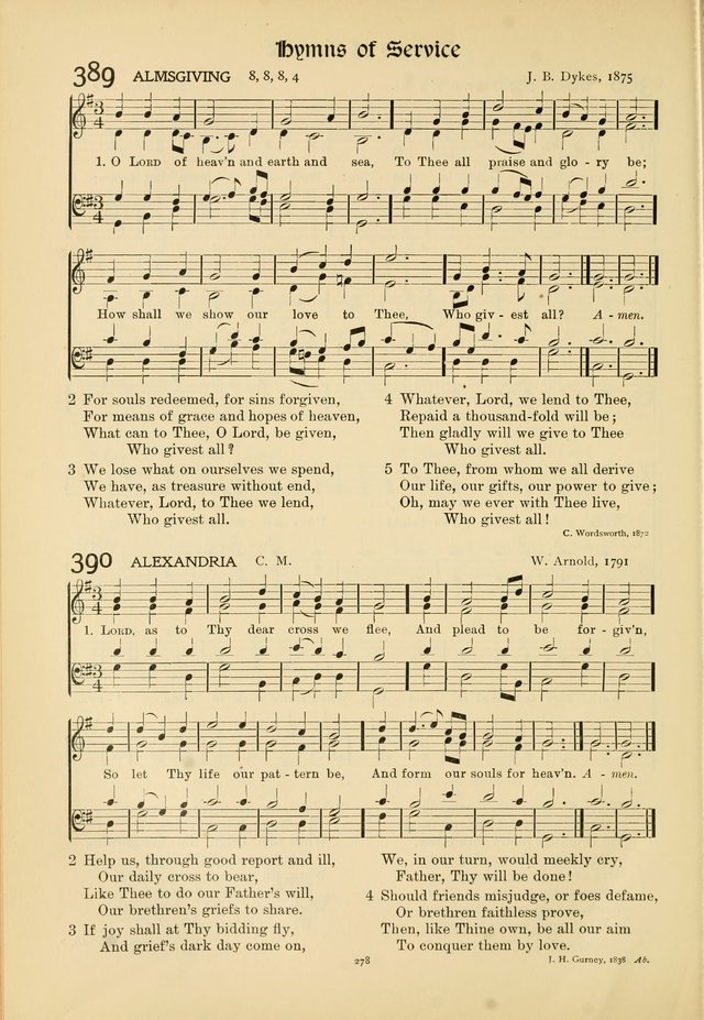Hymns of Worship and Service page 278