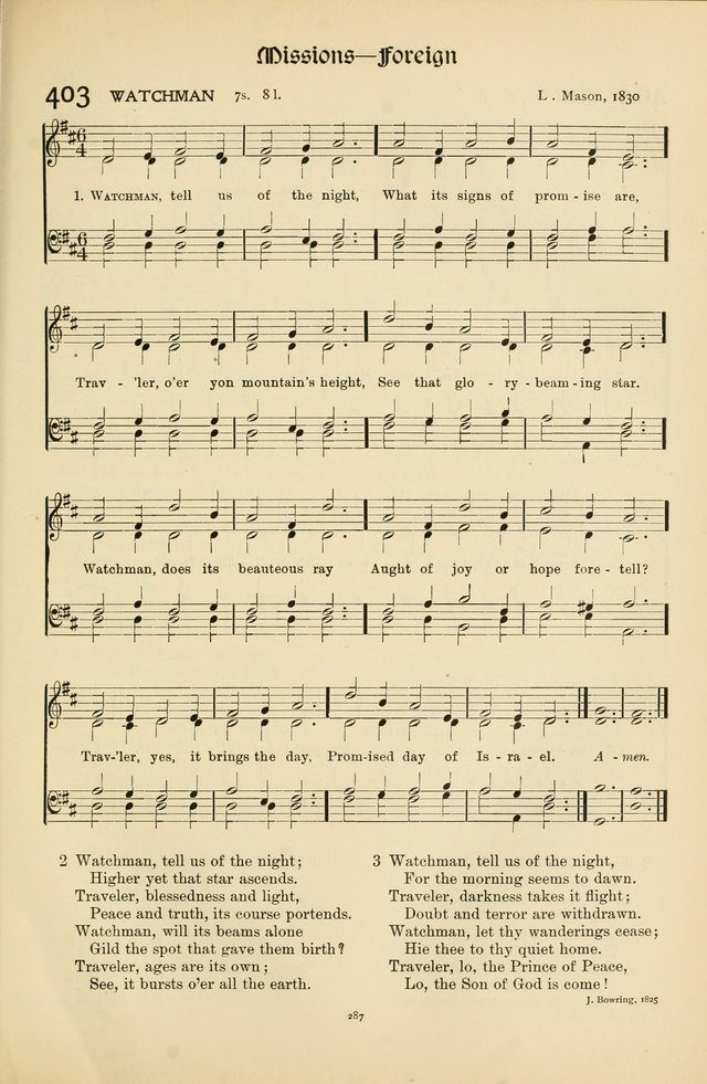 Hymns of Worship and Service page 287