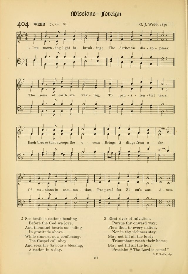 Hymns of Worship and Service page 288