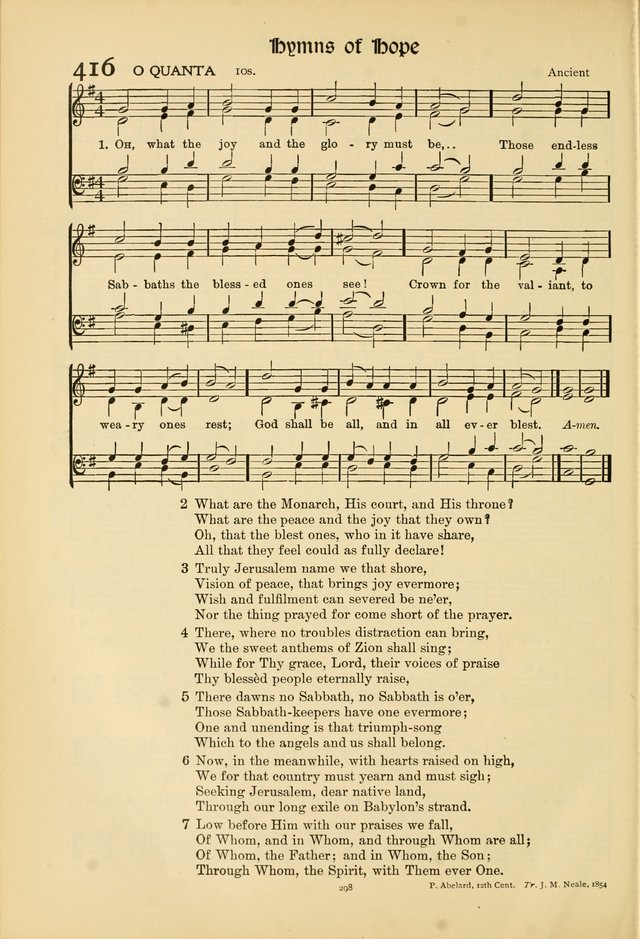 Hymns of Worship and Service page 298