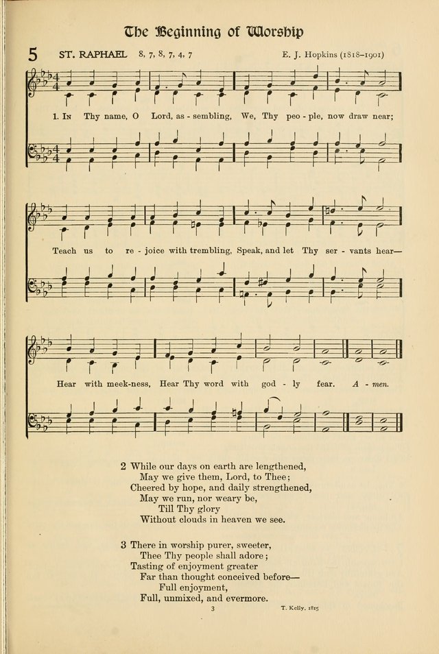 Hymns of Worship and Service page 3