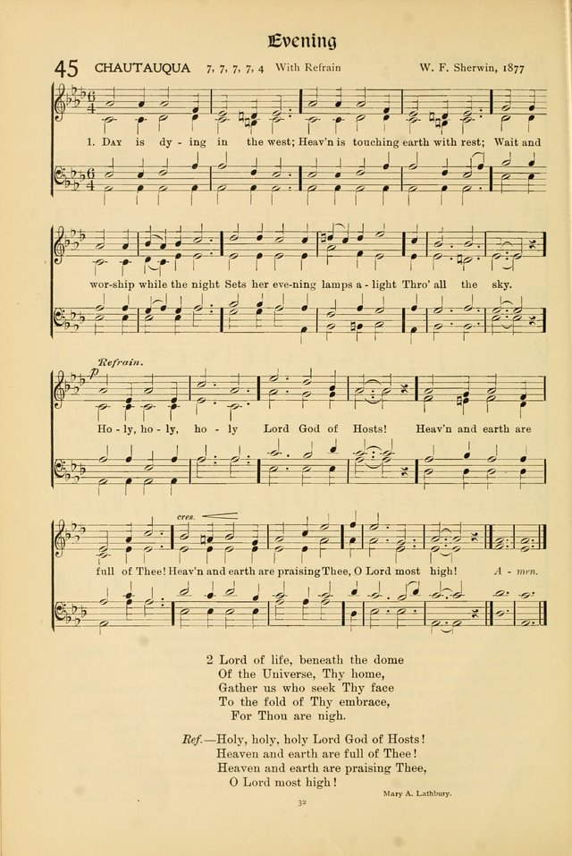 Hymns of Worship and Service page 32