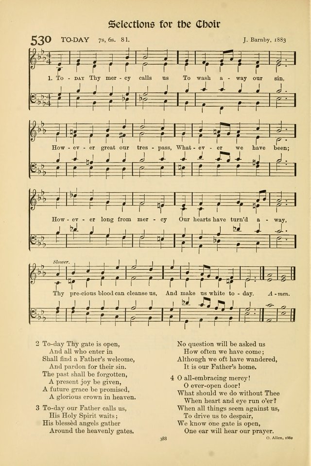Hymns of Worship and Service page 388