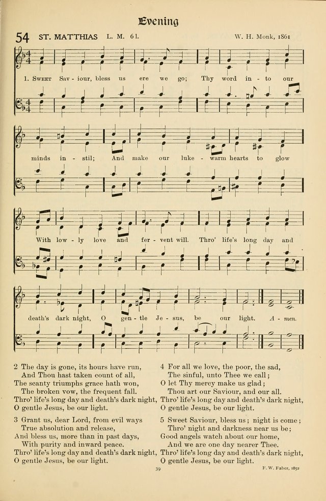 Hymns of Worship and Service page 39
