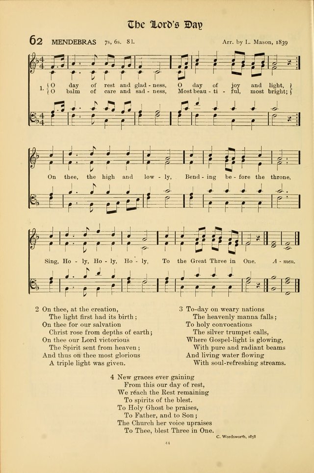 Hymns of Worship and Service page 44