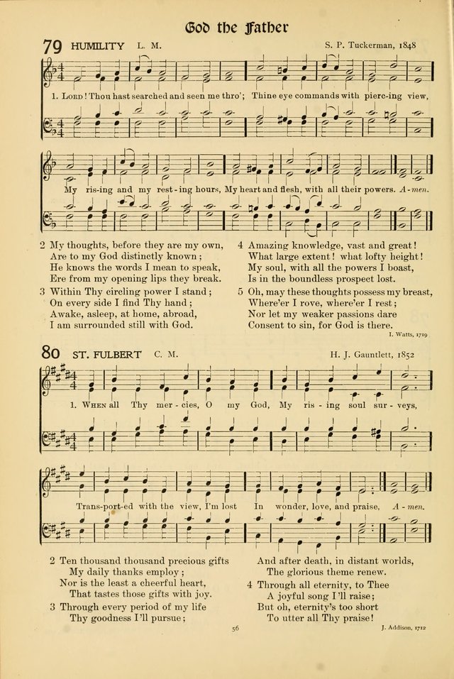 Hymns of Worship and Service page 56
