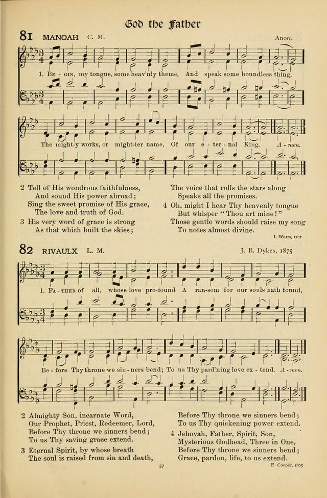 Hymns of Worship and Service page 57