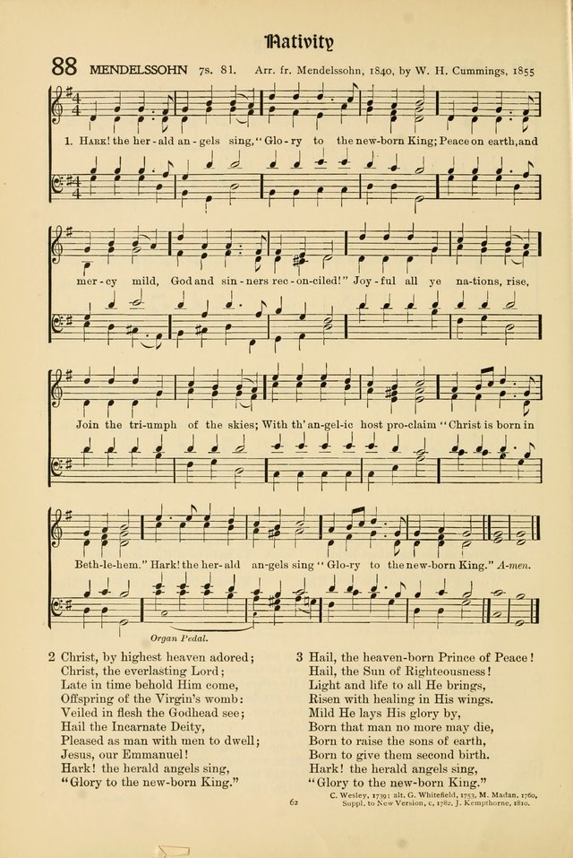 Hymns of Worship and Service page 62