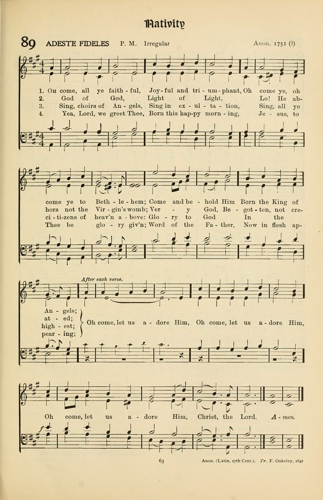 Hymns of Worship and Service page 63