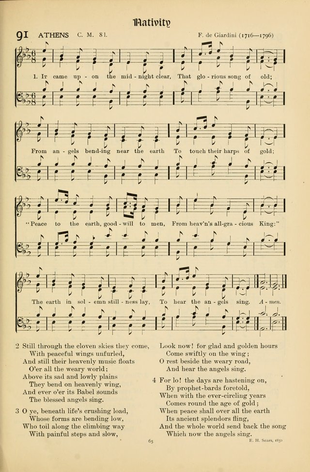 Hymns of Worship and Service page 65