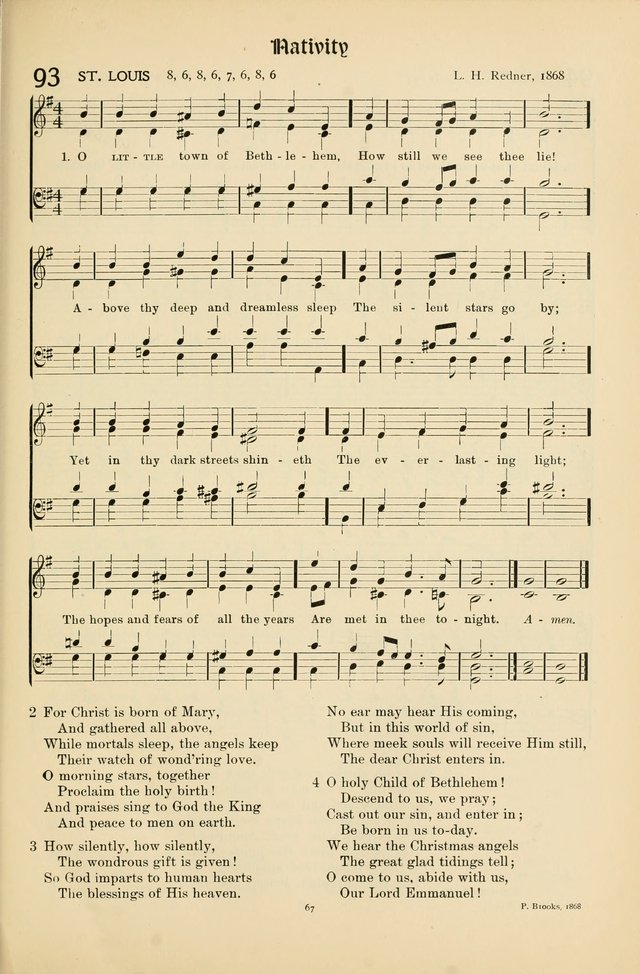 Hymns of Worship and Service page 67