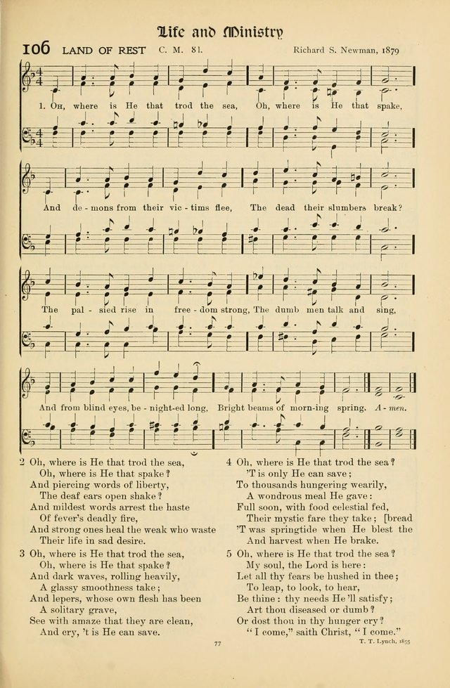 Hymns of Worship and Service page 77