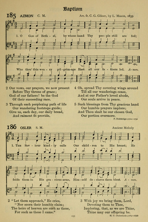 Hymns of Worship and Service: (12th ed.) page 135